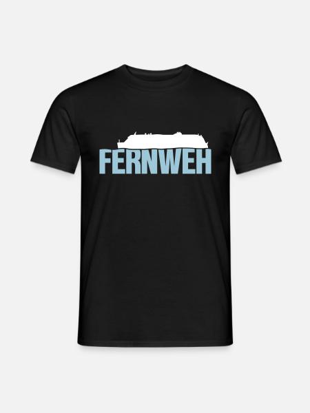 Fernweh - Männer T-Shirt - Schwarz