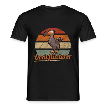 Dodo Mauritius Vogel - Männer T-Shirt - Schwarz - Vorne - AI Model Male 178 light (178cm)