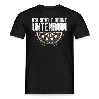 Fléchettes fléchettes a osé le jeu de fléchettes en disant cadeau - T-shirt homme - noir - Devant - AI Model Male 178 light (178cm)