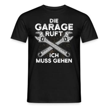 Kfz Mechaniker Autowerkstatt Automechaniker Garage - Männer T-Shirt - Schwarz - Vorne - AI Model Male 178 light (178cm)
