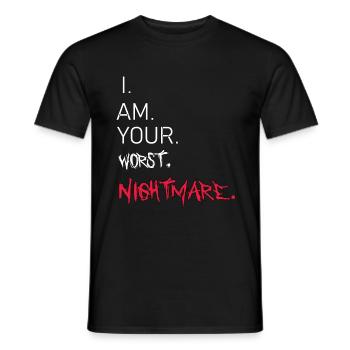 Halloween - Cauchemar, Cauchemar - T-shirt homme - noir - Devant - AI Model Male 178 light (178cm)