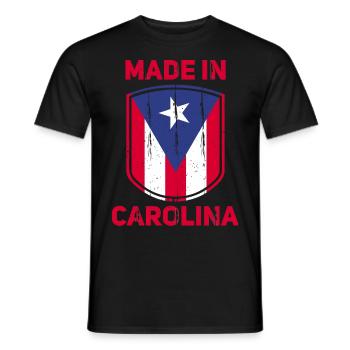 Carolina - Männer T-Shirt - Schwarz - Vorne - AI Model Male 178 light (178cm)