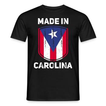 Puerto Rico - Männer T-Shirt - Schwarz - Vorne - AI Model Male 178 light (178cm)
