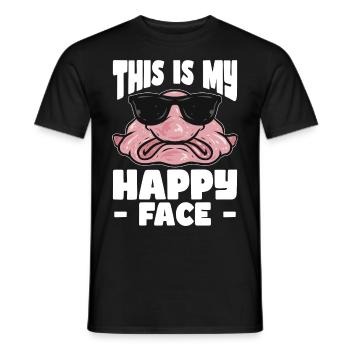 Blobfisch | Fische Aquaristik Blobfische Geschenke - Männer T-Shirt - Schwarz - Vorne - AI Model Male 178 light (178cm)