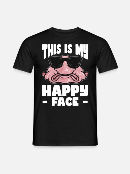 Blobfisch | Fische Aquaristik Blobfische Geschenke - Männer T-Shirt - Schwarz