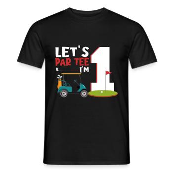 Geschenk für Minigolfspieler - Männer T-Shirt - Schwarz - Vorne - AI Model Male 178 light (178cm)