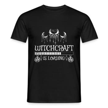 Witchcraft Saying Tarot Gothic - Men's T-Shirt - black - Front - AI Model Male 178 light (178cm)