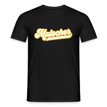 Malocher Arbeiter Worker | Farben änderbar - Männer T-Shirt - Schwarz - Vorne - AI Model Male 178 light (178cm)