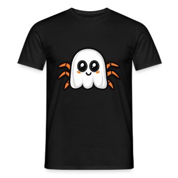 Tarantula Halloween Lustig Geist - Männer T-Shirt - Schwarz - Vorne - AI Model Male 178 light (178cm)
