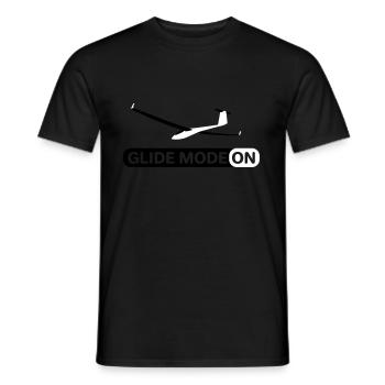 Glider Gliding Glider Glider Pilot Pilot - Men's T-Shirt - black - Front - AI Model Male 178 light (178cm)