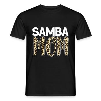 Samba - Männer T-Shirt - Schwarz - Vorne - AI Model Male 178 light (178cm)