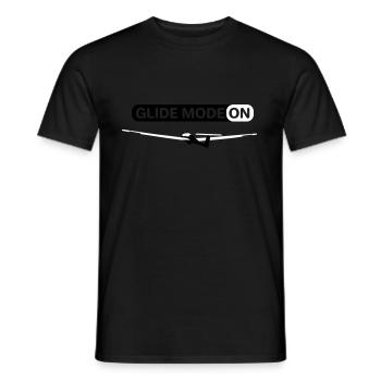 Planeur Vol à voile Planeur - T-shirt homme - noir - Devant - AI Model Male 178 light (178cm)