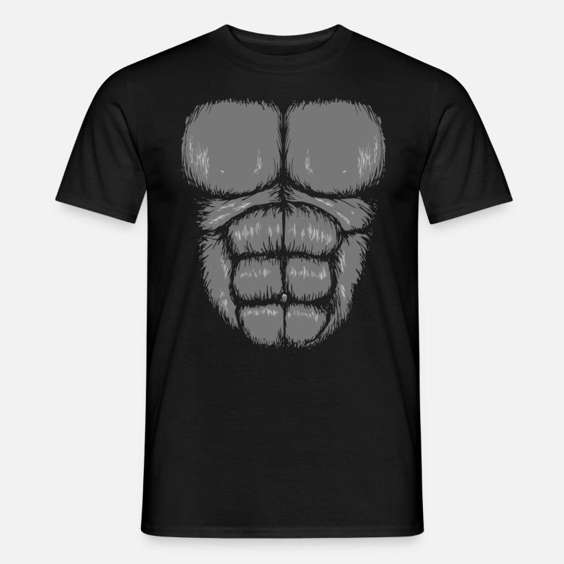 GORILLA - Männer T-Shirt - Schwarz