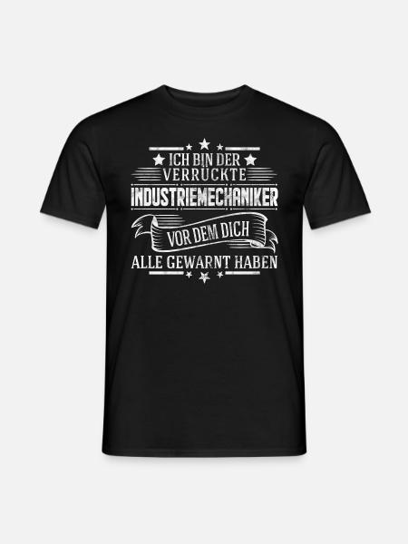 Industriemechaniker Mechaniker Arbeit Geschenk - Männer T-Shirt - Schwarz