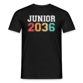 Junior 2036 Graduation Rétro Vintage - T-shirt homme - noir - Devant - AI Model Male 178 light (178cm)