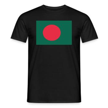Offizielle Bangladesch-Flagge Bangladeshi Country Pride - Männer T-Shirt - Schwarz - Vorne - AI Model Male 178 light (178cm)