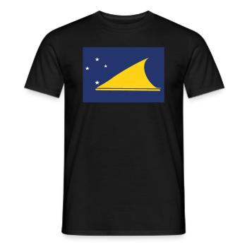 Offizielle Tokelau Flagge Tokelauans Country Pride - Männer T-Shirt - Schwarz - Vorne - AI Model Male 178 light (178cm)