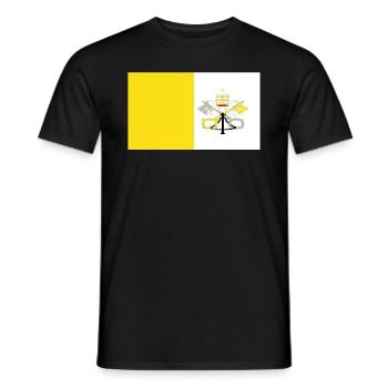 Offizielle Virginia Flagge English Country Pride - Männer T-Shirt - Schwarz - Vorne - AI Model Male 178 light (178cm)