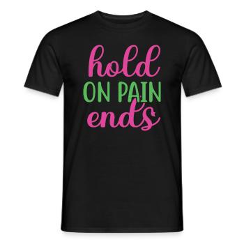 Hold On-pain-ends Santé mentale - T-shirt homme - noir - Devant - AI Model Male 178 light (178cm)