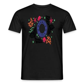 Mermaid Vibes - Men's T-Shirt - black - Front - AI Model Male 178 light (178cm)