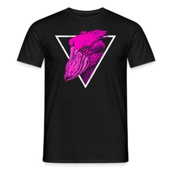 Oiseau bec-en-sabot - T-shirt homme - noir - Devant - AI Model Male 178 light (178cm)
