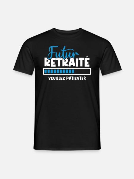 Futur retraité - T-shirt homme - noir