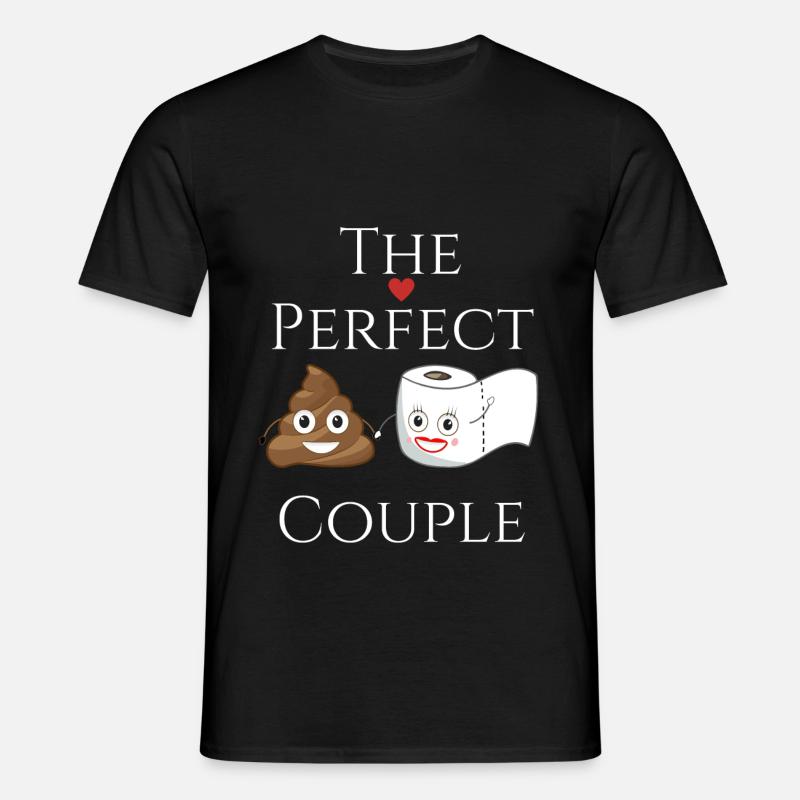 Das perfekte Paar - Männer T-Shirt - Schwarz
