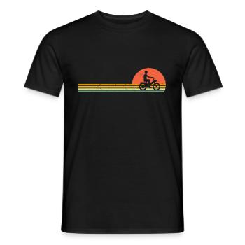 Mofafahrer Retro Mofa Vintage - Männer T-Shirt - Schwarz - Vorne - AI Model Male 178 light (178cm)