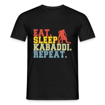 Gift for Kabaddi Lovers - Men's T-Shirt - black - Front - AI Model Male 178 light (178cm)