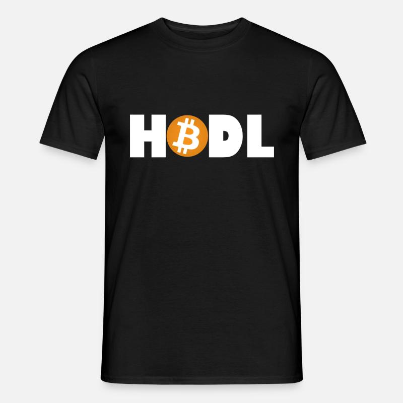 Mode Bitcoin HODL : Activé - T-shirt homme - noir
