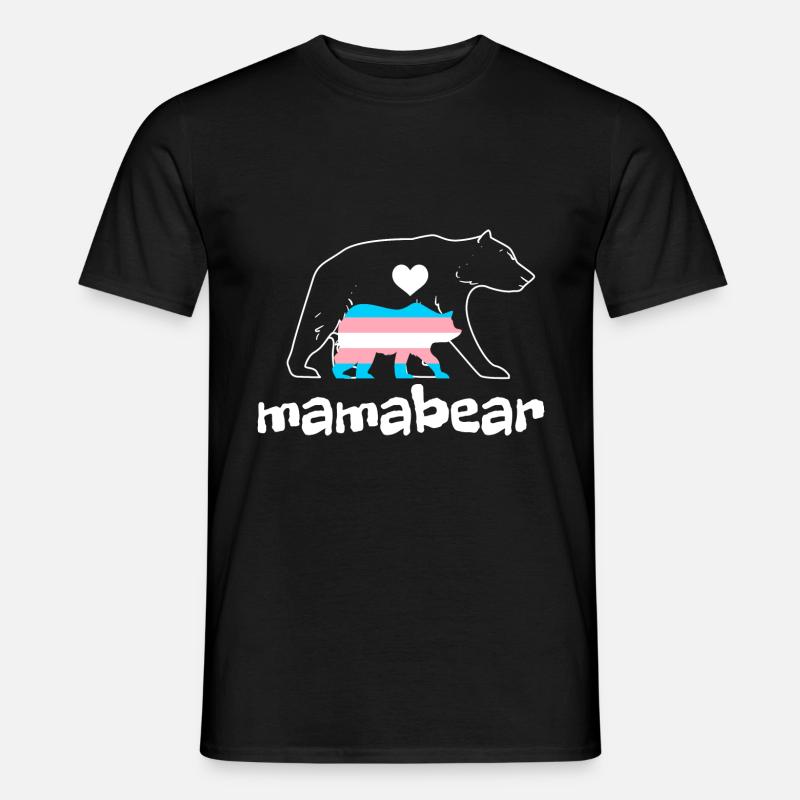 Trans Transgender Pride Flagge - Männer T-Shirt - Schwarz