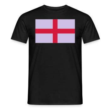 Drapeau national de l Angleterre - T-shirt homme - noir - Devant - AI Model Male 178 light (178cm)