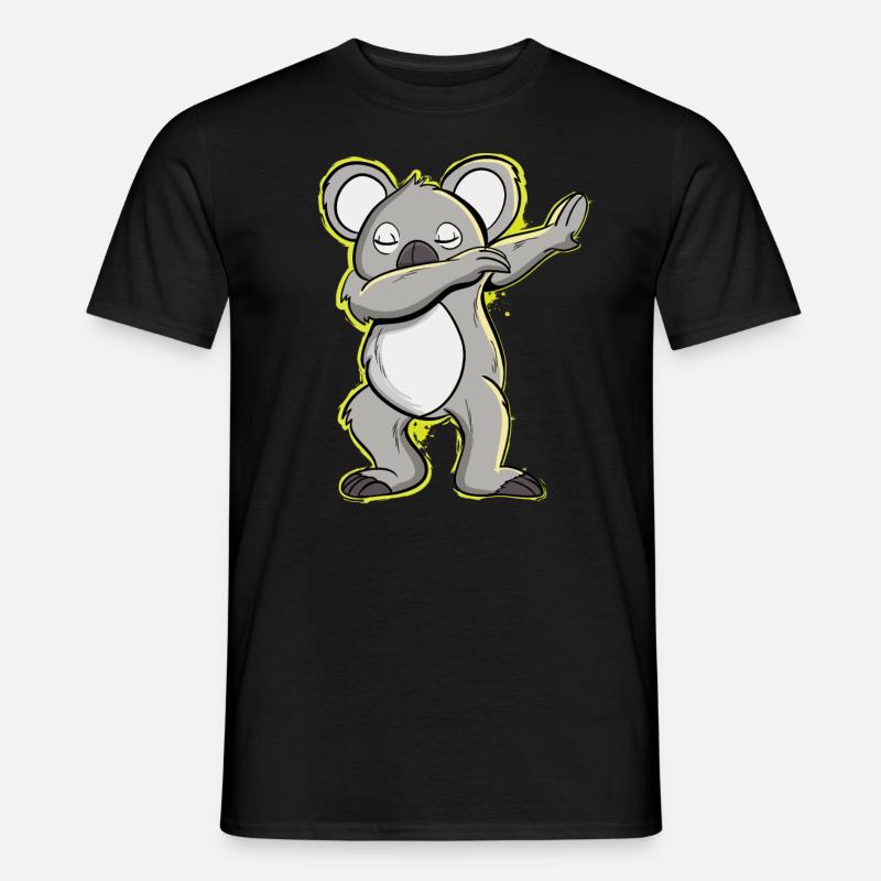 koala dabbing - Männer T-Shirt - Schwarz