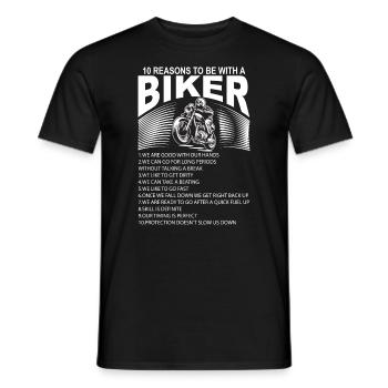 Bikers - T-shirt homme - noir - Devant - AI Model Male 178 light (178cm)