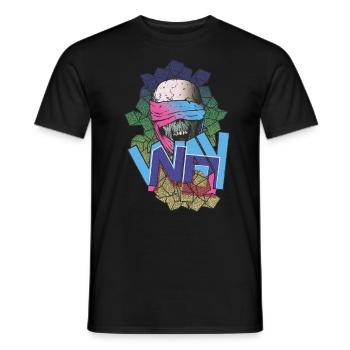 NO_WAY - Men's T-Shirt - black - Front - AI Model Male 178 light (178cm)