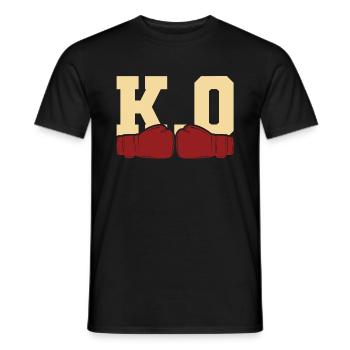 Boxing - T-shirt homme - noir - Devant - AI Model Male 178 light (178cm)