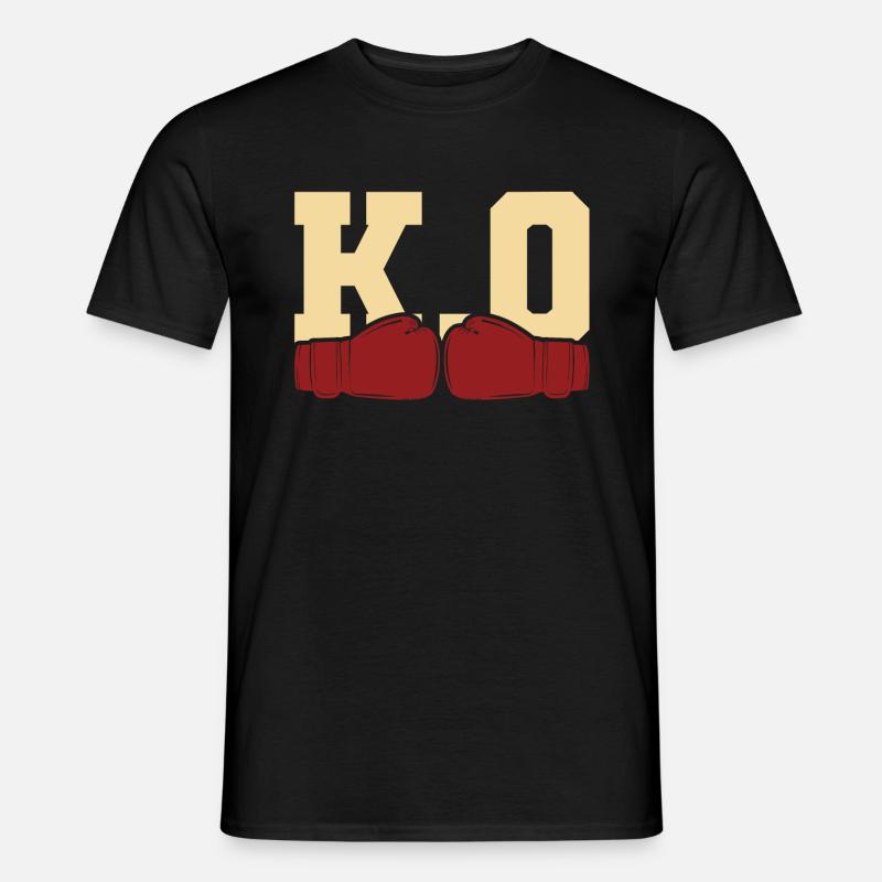 Boxing - Männer T-Shirt - Schwarz