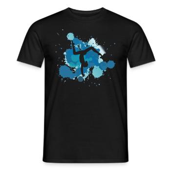Gymnastics gift - Men's T-Shirt - black - Front - AI Model Male 178 light (178cm)