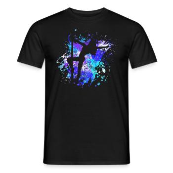 cadeau de danse tiges poledance - T-shirt homme - noir - Devant - AI Model Male 178 light (178cm)