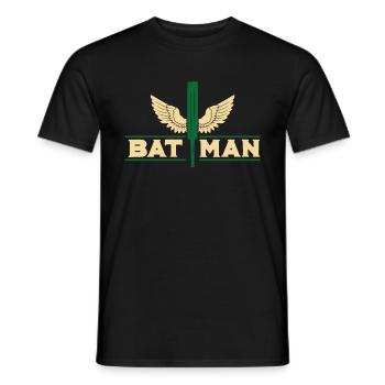Cricket - Männer T-Shirt - Schwarz - Vorne - AI Model Male 178 light (178cm)