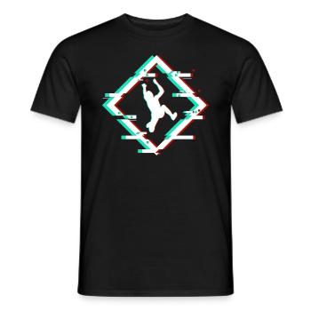 parkour - Männer T-Shirt - Schwarz - Vorne - AI Model Male 178 light (178cm)