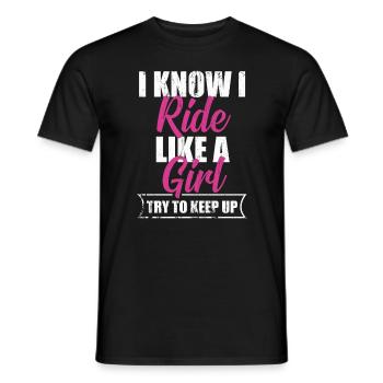 Vélo Vélo Cyclisme Filles - T-shirt homme - noir - Devant - AI Model Male 178 light (178cm)