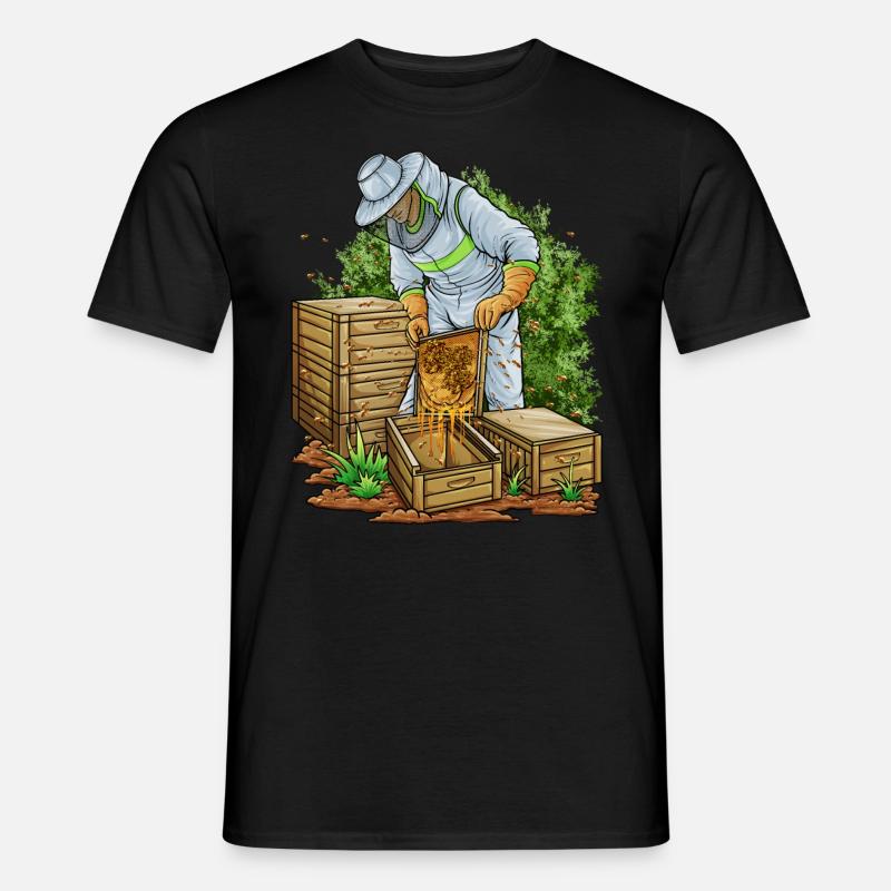 Apicoltore apicoltore  ape - T-shirt uomo - nero