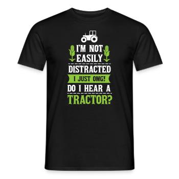 Farmer farmer - Men's T-Shirt - black - Front - AI Model Male 178 light (178cm)