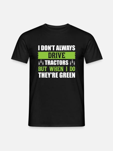 Farmer farming - Men's T-Shirt - black