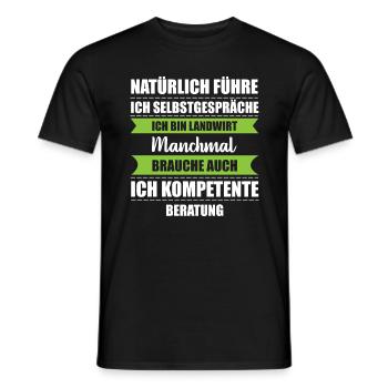 Landwirt Bauer - Männer T-Shirt - Schwarz - Vorne - AI Model Male 178 light (178cm)
