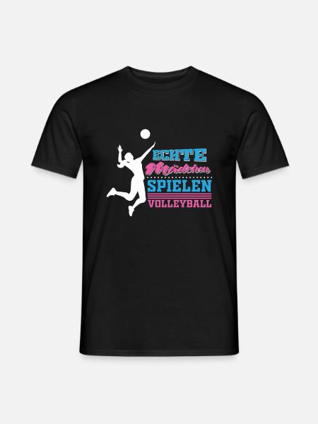 Volleyball girl - Men's T-Shirt - black