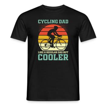 Birthday father daddy parent - Men's T-Shirt - black - Front - AI Model Male 178 light (178cm)