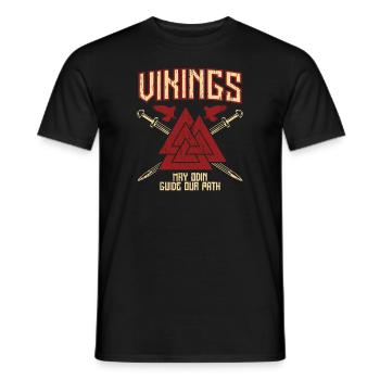 viking - T-shirt homme - noir - Devant - AI Model Male 178 light (178cm)