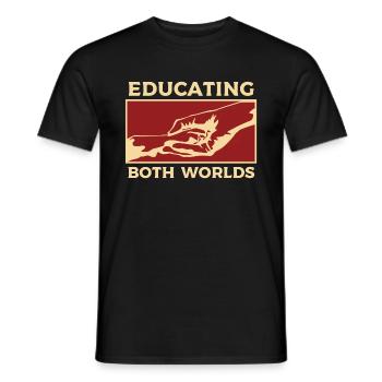 Dog trainer training - Men's T-Shirt - black - Front - AI Model Male 178 light (178cm)
